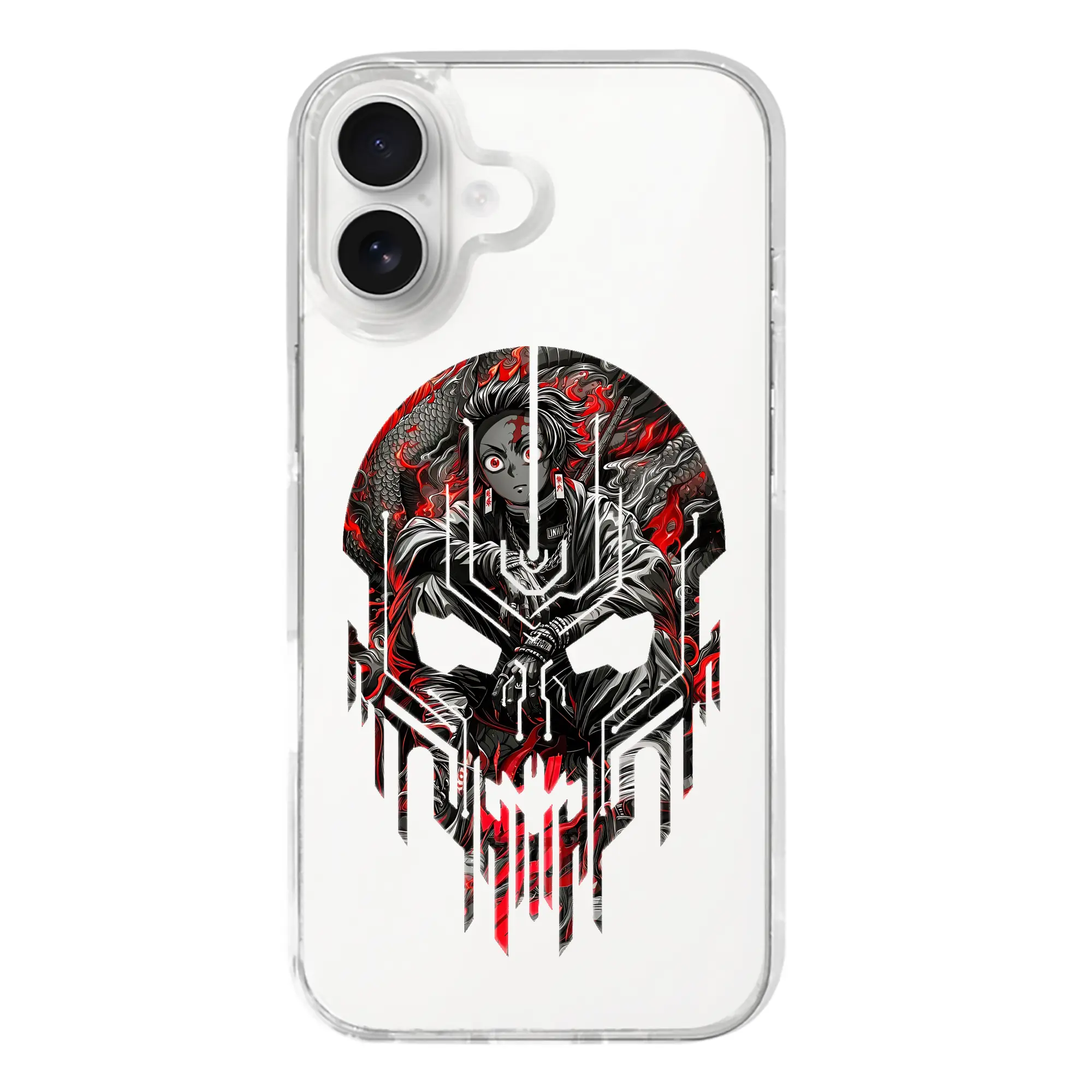 鬼滅の刃 グッズ,竈門 炭治郎 - iPhone 17シリーズ 透明スマホケース – 薄型・耐衝撃・精密フィット保護カバー